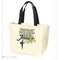 Normal Isnt Coming Back Jesus Is Tote Bag thumb 3