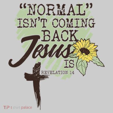Normal Isnt Coming Back Jesus Is Kids Tie-Dye T-Shirt
