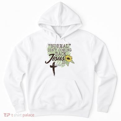 Normal Isnt Coming Back Jesus Is Hoodie