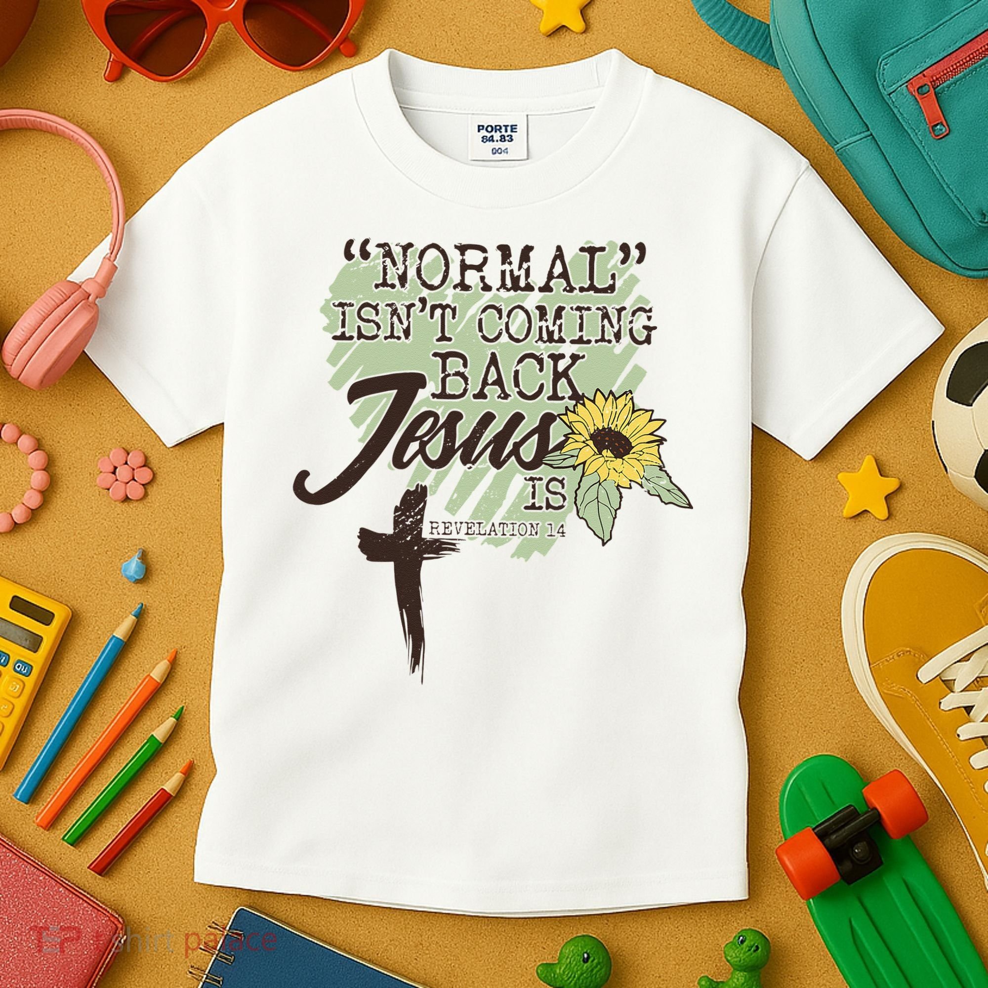 Normal Isnt Coming Back Jesus Is Kids T-Shirt