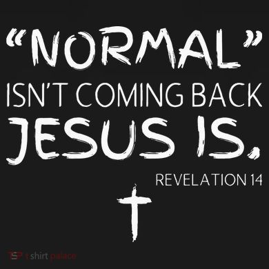 Normal Isnt Coming Back Jesus Is Cropped Pullover Crew
