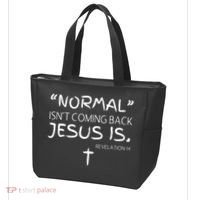Normal Isnt Coming Back Jesus Is Tote Bag thumb 3