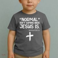 Normal Isn't Coming Back Jesus Is Revelation 14 Toddler T-Shirt thumb 2
