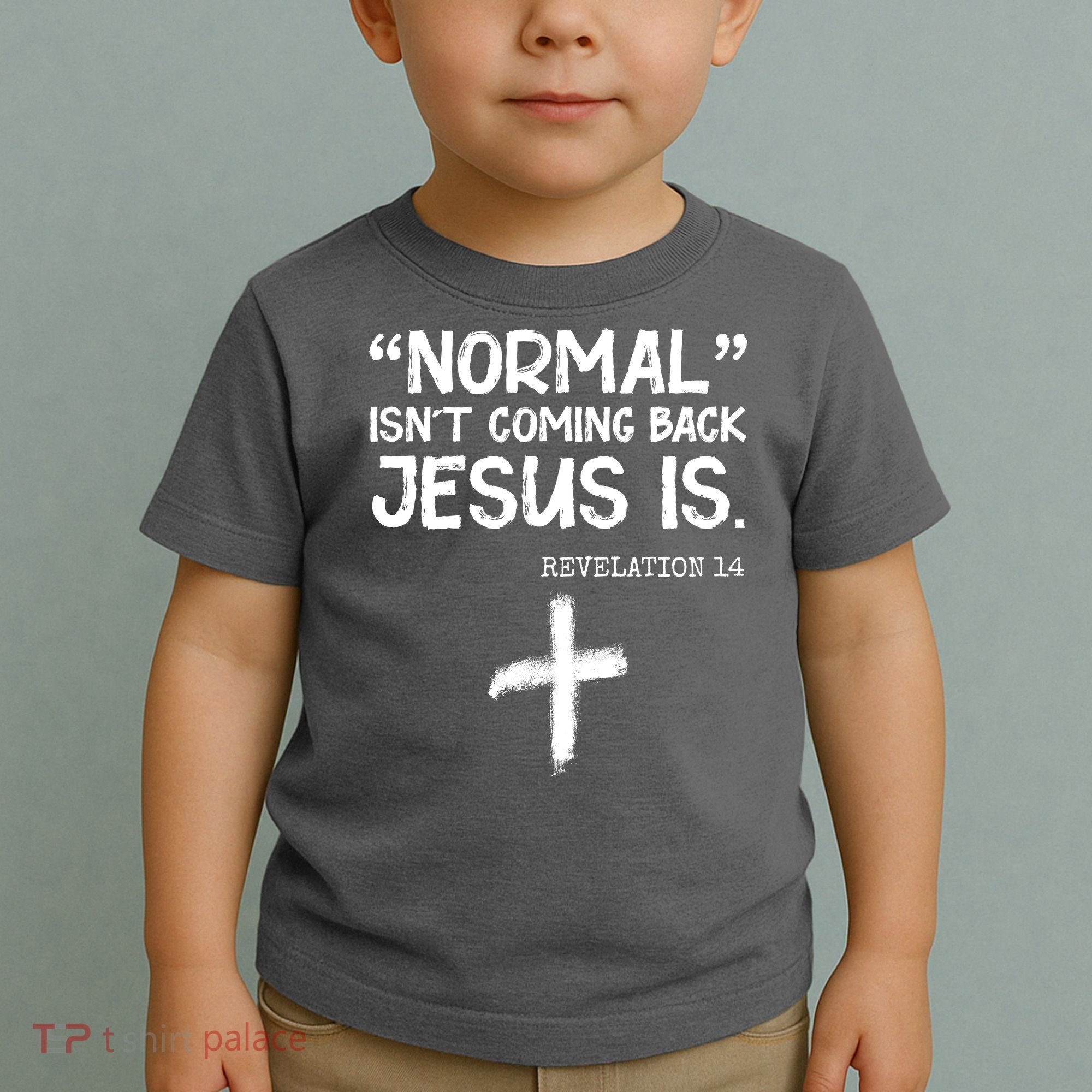 Normal Isn't Coming Back Jesus Is Revelation 14 Toddler T-Shirt