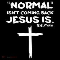 Normal Isnt Coming Back Jesus Is Coaster thumb 2