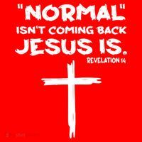 Normal Isnt Coming Back Jesus Is Santa Hat thumb 1