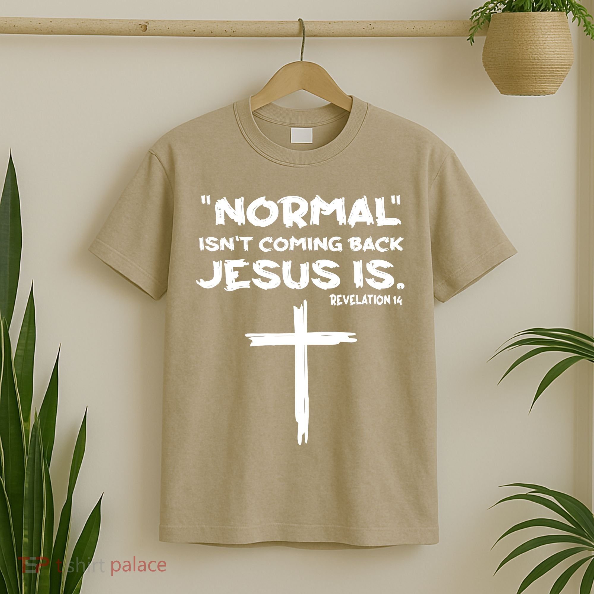 Normal Isnt Coming Back Jesus Is T-Shirt