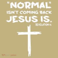 Normal Isnt Coming Back Jesus Is Mousepad thumb 1