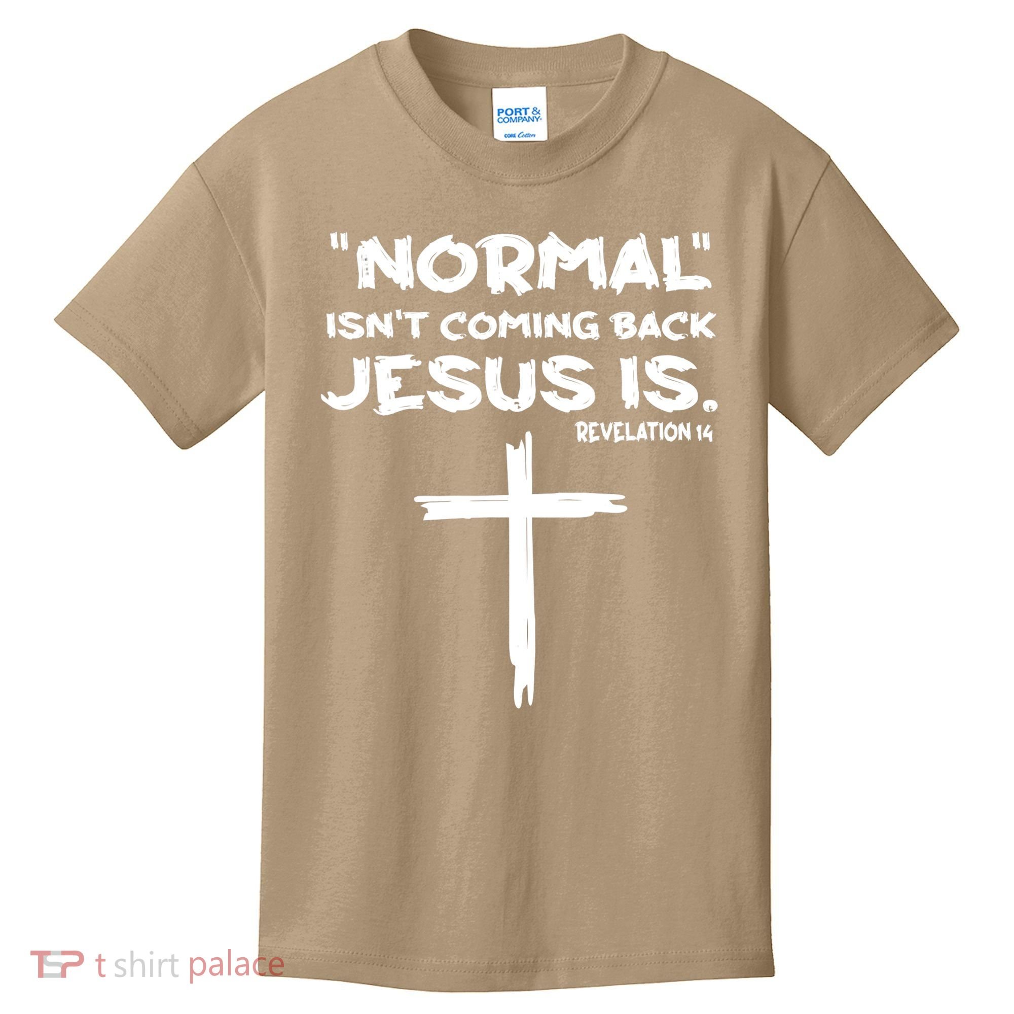 Normal Isnt Coming Back Jesus Is Kids T-Shirt