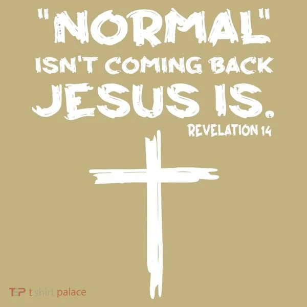 Normal Isnt Coming Back Jesus Is Kids T-Shirt