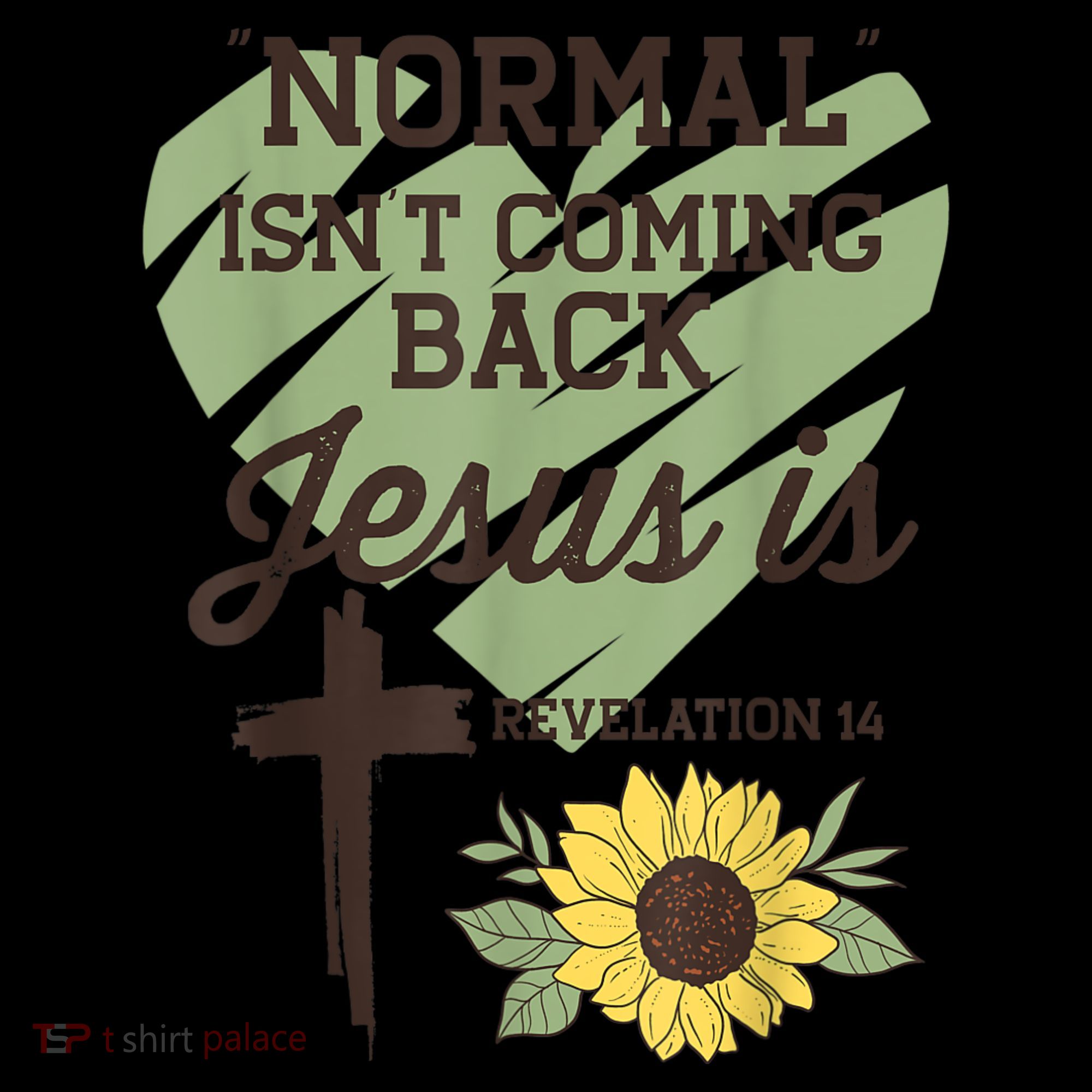 Normal Isnt Coming Back Jesus Is Christian Coaster