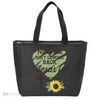 Normal Isnt Coming Back Jesus Is Christian Tote Bag thumb 0