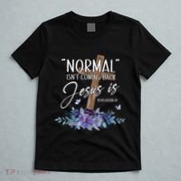 Normal Isnt Coming Back But Jesus Is Revelation 14 Flower T-Shirt thumb 5