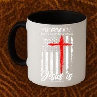 Normal Isn't Coming Back But Jesus Is Revelation 14  Coffee Mug thumb 2