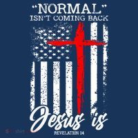 Normal Isn't Coming Back But Jesus Is Revelation 14  Women's Hoodie thumb 2
