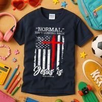 Normal Isn't Coming Back But Jesus Is Revelation 14  Kids T-Shirt thumb 3