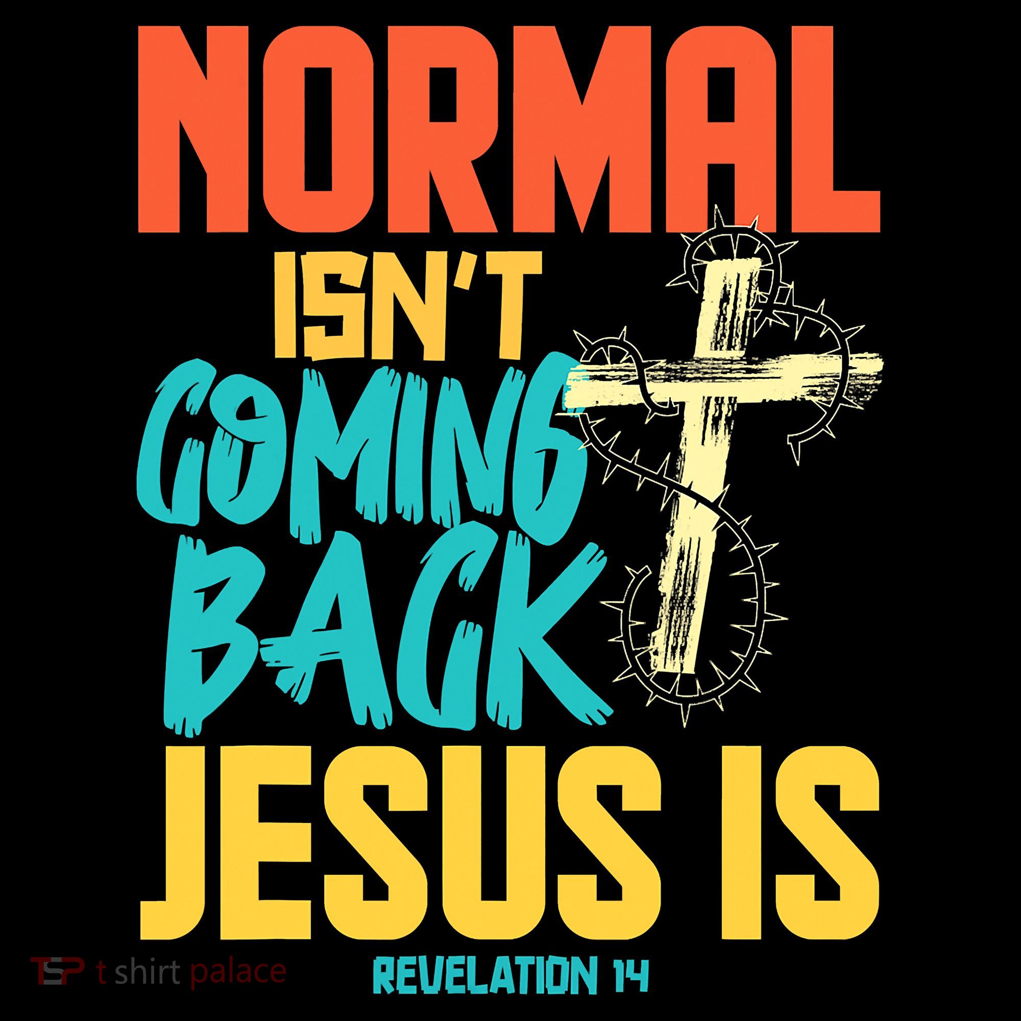 Normal Isnt Coming Back Jesus Funny Apron
