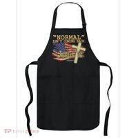 Normal Isn't Coming Back Jesus Is Revelation 14 Christian Apron thumb 0