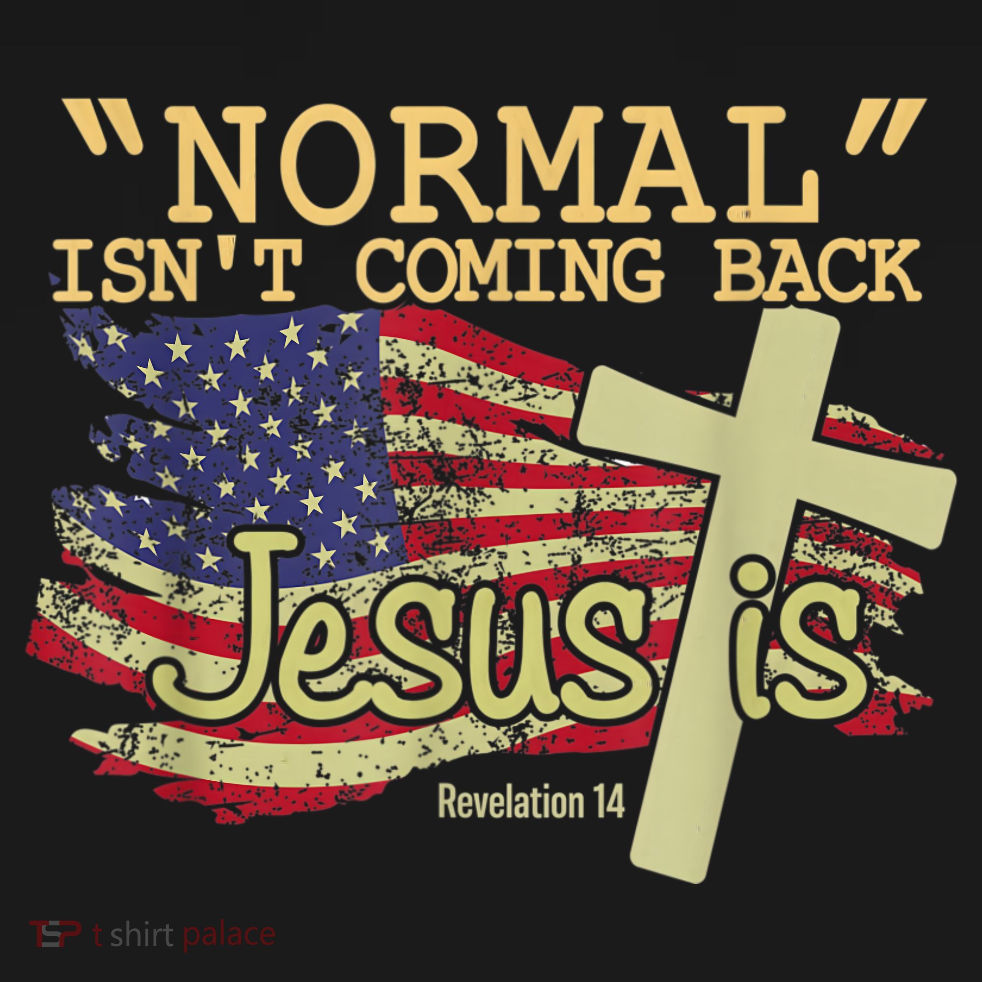 Normal Isn't Coming Back Jesus Is Revelation 14 Christian Women's Hoodie