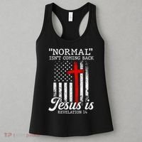 Normal Isn't Coming Back But Jesus Is Revelation Women Women's Tank Top thumb 3