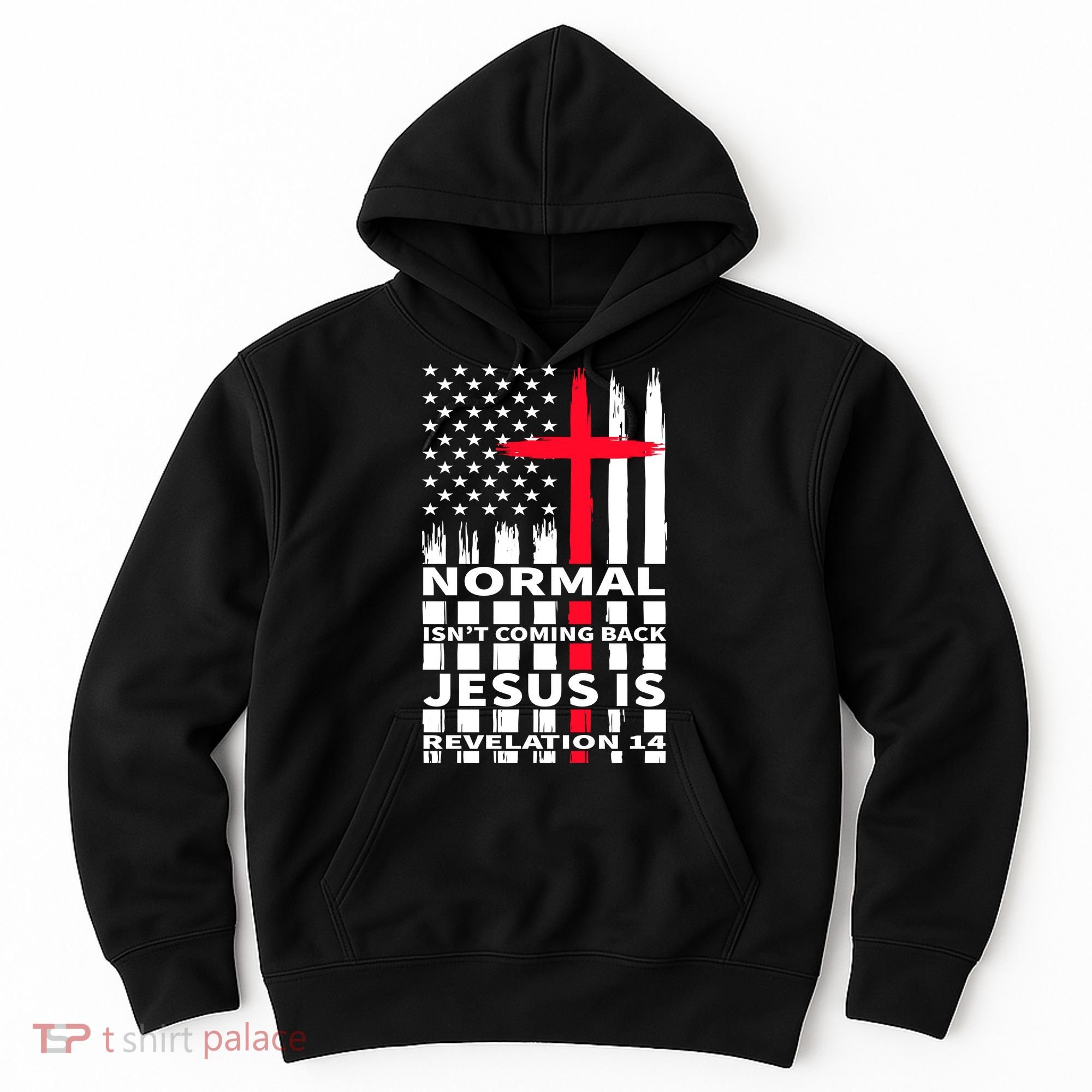 Norman Isnt Coming Back Jesus Is Revelation 14 Christ Christianity Hoodie