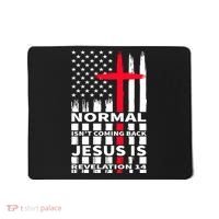 Norman Isnt Coming Back Jesus Is Revelation 14 Christ Christianity Mousepad thumb 0