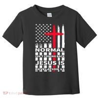 Norman Isnt Coming Back Jesus Is Revelation 14 Christ Christianity Toddler T-Shirt thumb 0