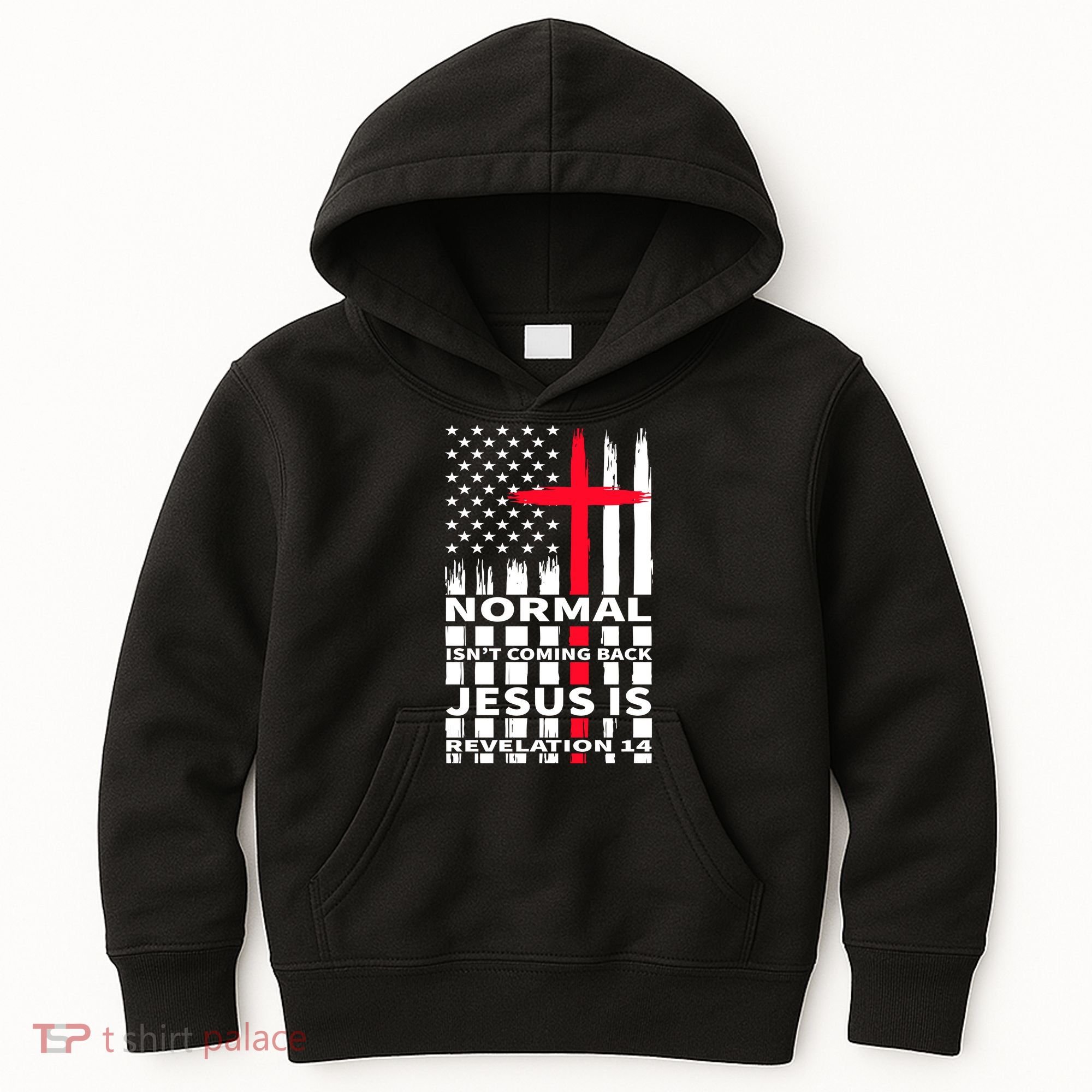 Norman Isnt Coming Back Jesus Is Revelation 14 Christ Christianity Kids Hoodie