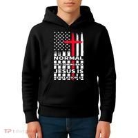 Norman Isnt Coming Back Jesus Is Revelation 14 Christ Christianity Kids Hoodie thumb 4