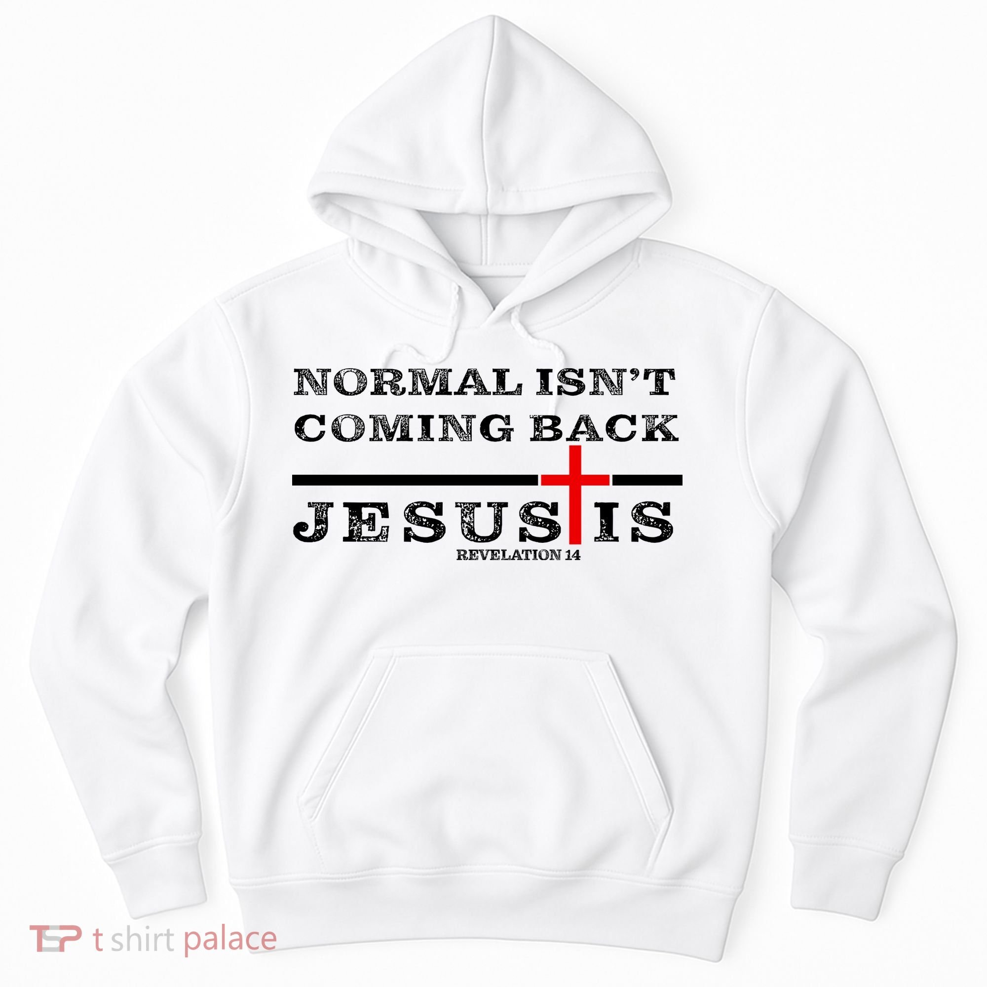Normal Isn't Coming Back But Jesus Is Revelation 14 Hoodie