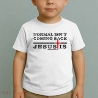 Normal Isn't Coming Back But Jesus Is Revelation 14 Toddler T-Shirt thumb 2
