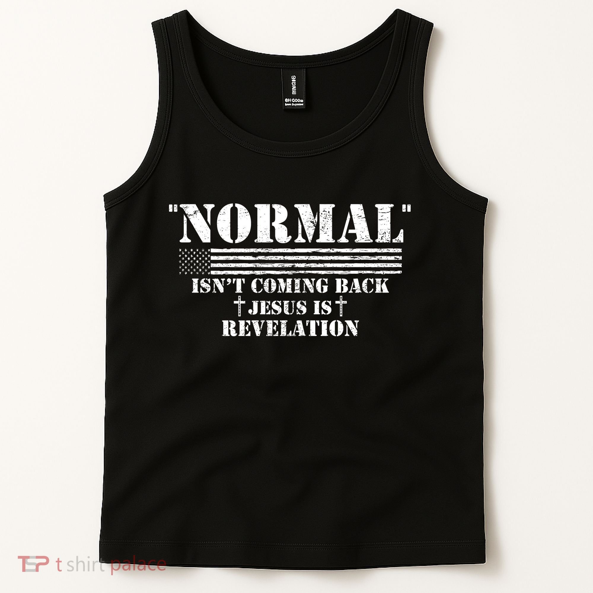 Norman Isnt Coming Back Jesus Is Revelation Christ Christianity Tank Top