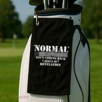 Norman Isnt Coming Back Jesus Is Revelation Christ Christianity Golf Towel thumb 2