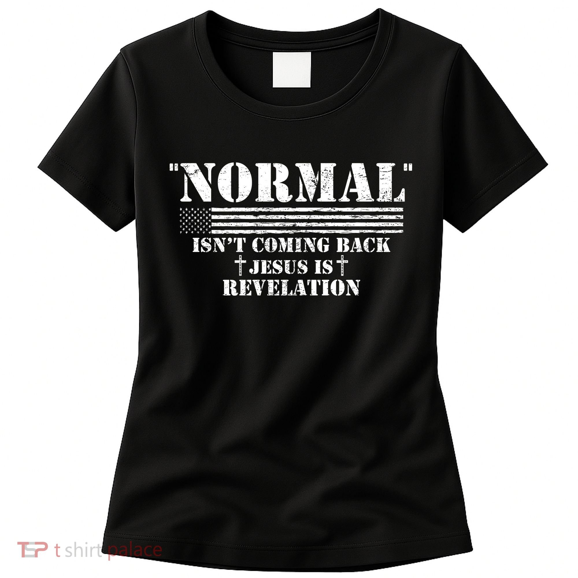 Norman Isnt Coming Back Jesus Is Revelation Christ Christianity Women's T-Shirt