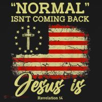 Normal Isn't Coming Back Jesus Is Revelation 14 Christian T-Shirt thumb 7