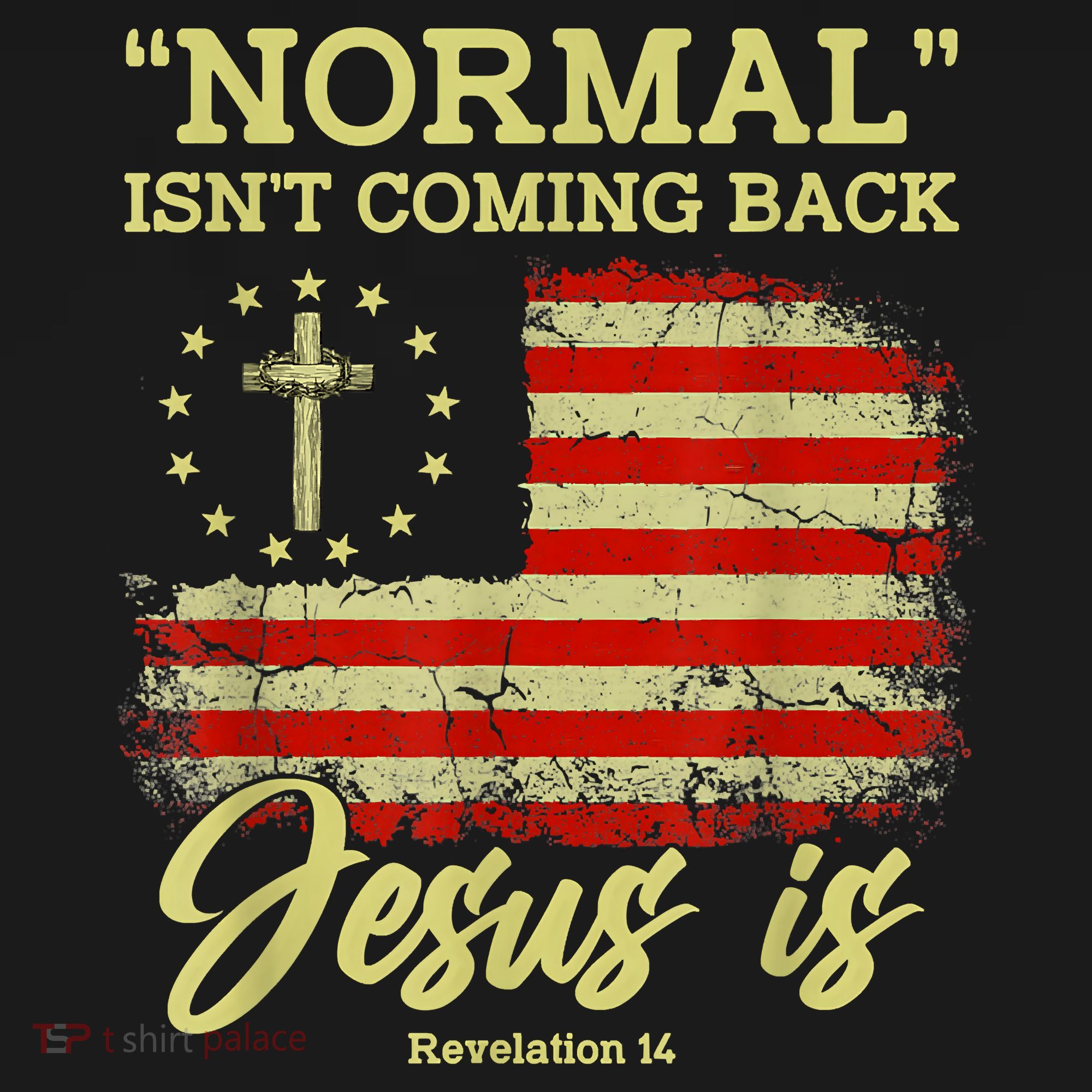 Normal Isn't Coming Back Jesus Is Revelation 14 Christian T-Shirt