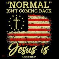 Normal Isn't Coming Back Jesus Is Revelation 14 Christian Coffee Mug thumb 5