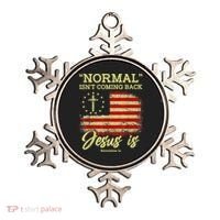 Normal Isn't Coming Back Jesus Is Revelation 14 Christian Ornament thumb 0