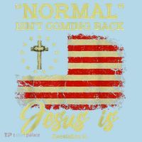 Normal Isn't Coming Back Jesus Is Revelation 14 Christian Polo thumb 2