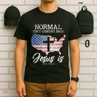 Normal Isn't Coming Back But Jesus Is Revelation 14 T-Shirt thumb 6