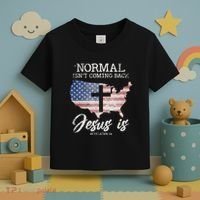 Normal Isn't Coming Back But Jesus Is Revelation 14 Toddler T-Shirt thumb 3