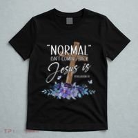 Normal Isn't Coming Back But Jesus Is Revelation 14 Flower T-Shirt thumb 5