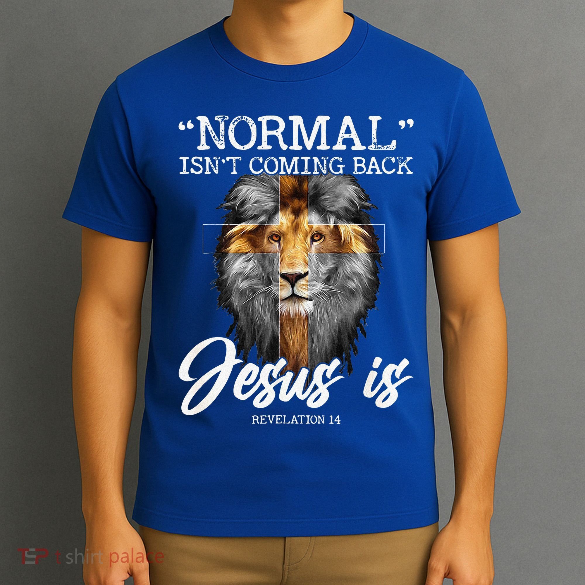 Normal Isnt Coming Back But Jesus Is Cross Christian T-Shirt