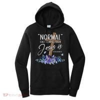 Normal Isnt Coming Back But Jesus Is Revelation 14 Flower Women's Hoodie thumb 0