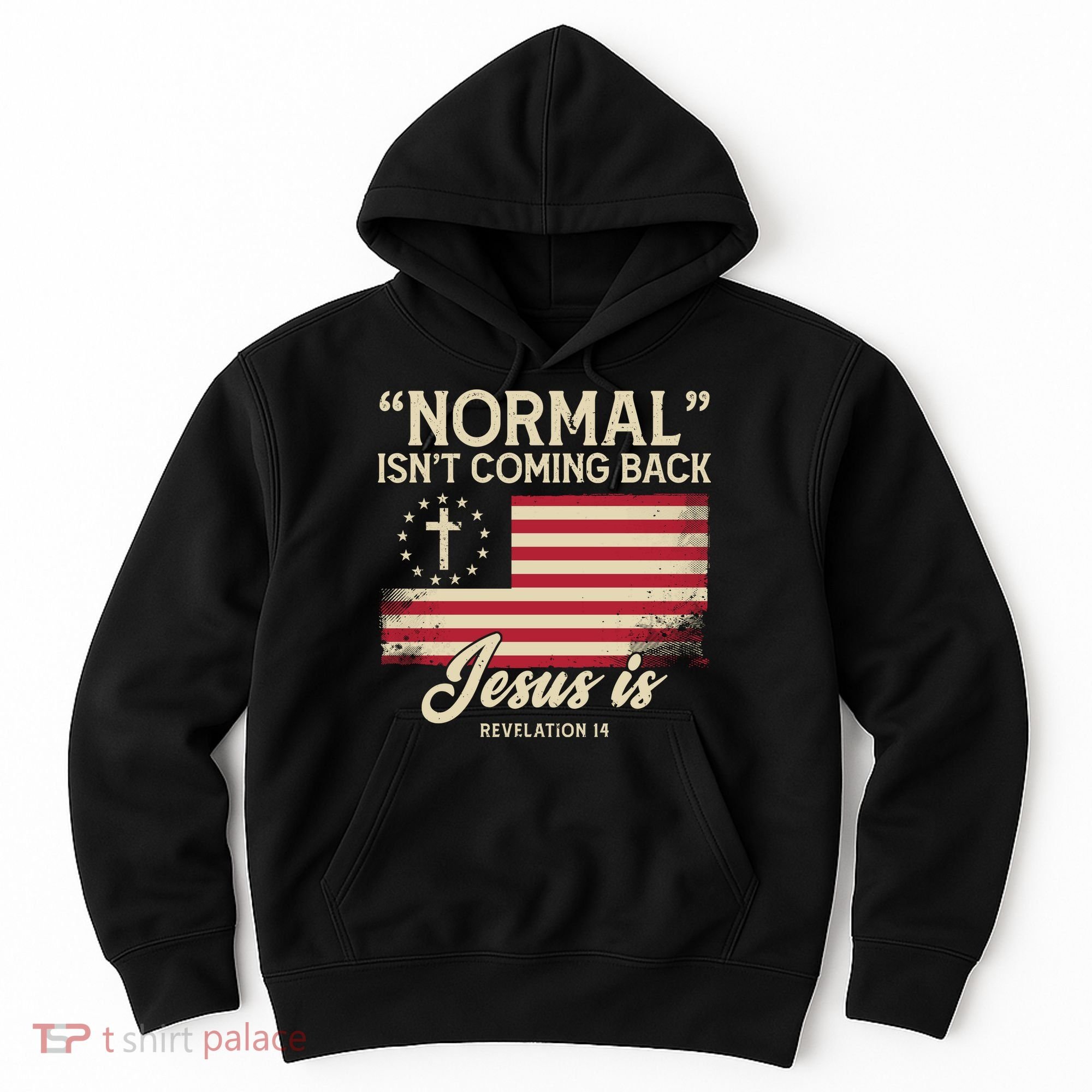 Normal Isnt Coming Back Jesus Is Christian Hoodie