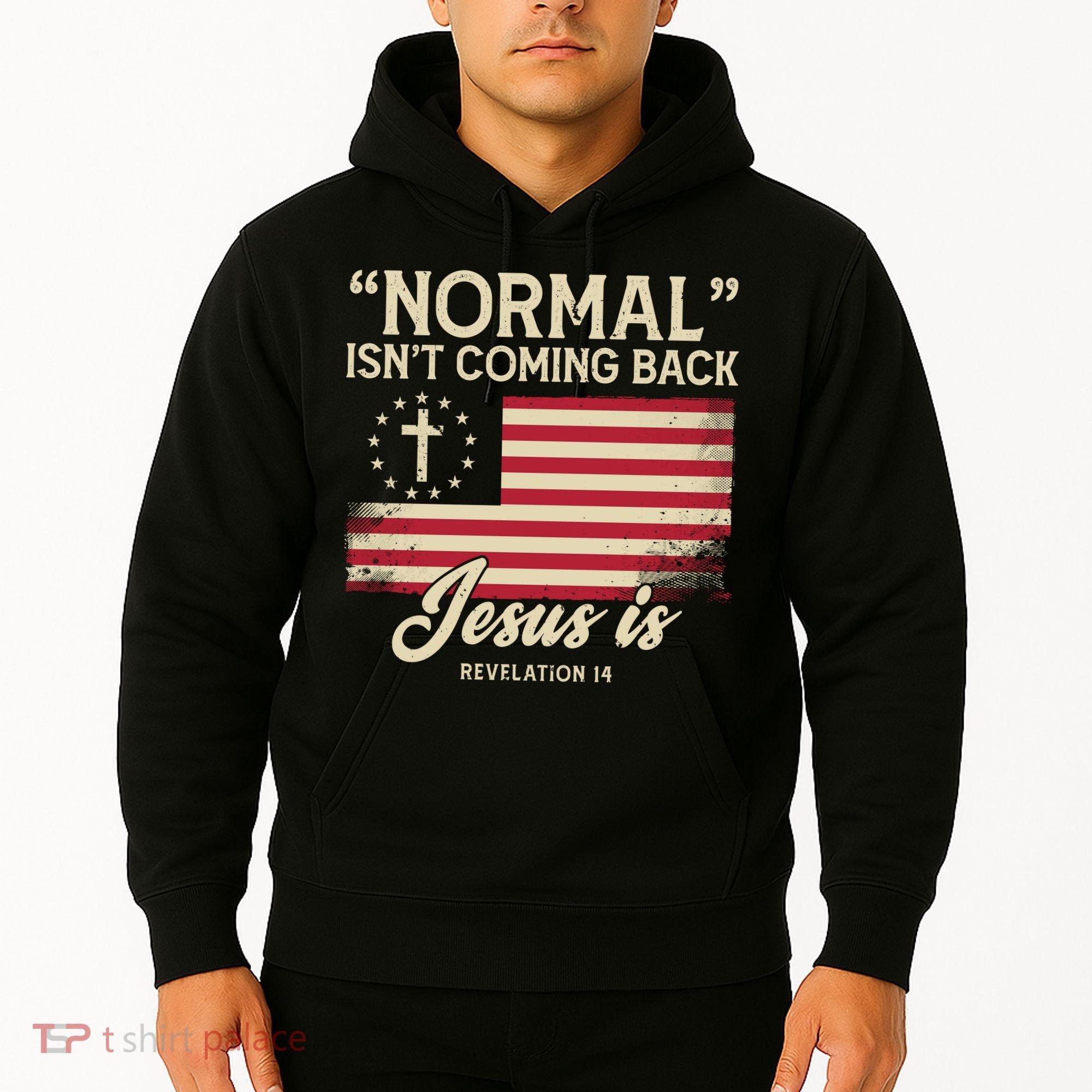 Normal Isnt Coming Back Jesus Is Christian Hoodie