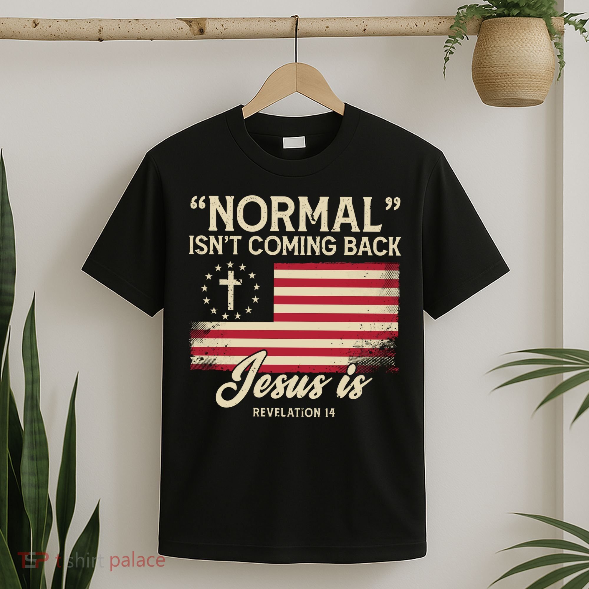 Normal Isnt Coming Back Jesus Is Christian T-Shirt