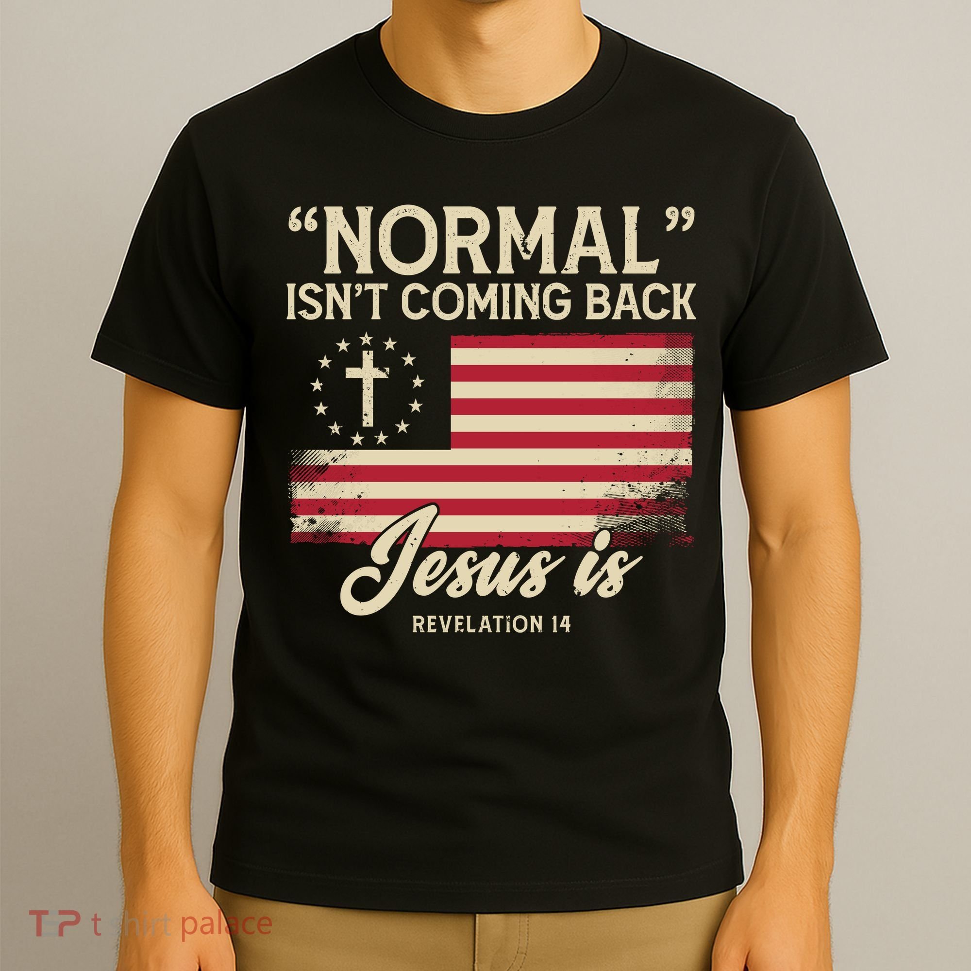 Normal Isnt Coming Back Jesus Is Christian T-Shirt