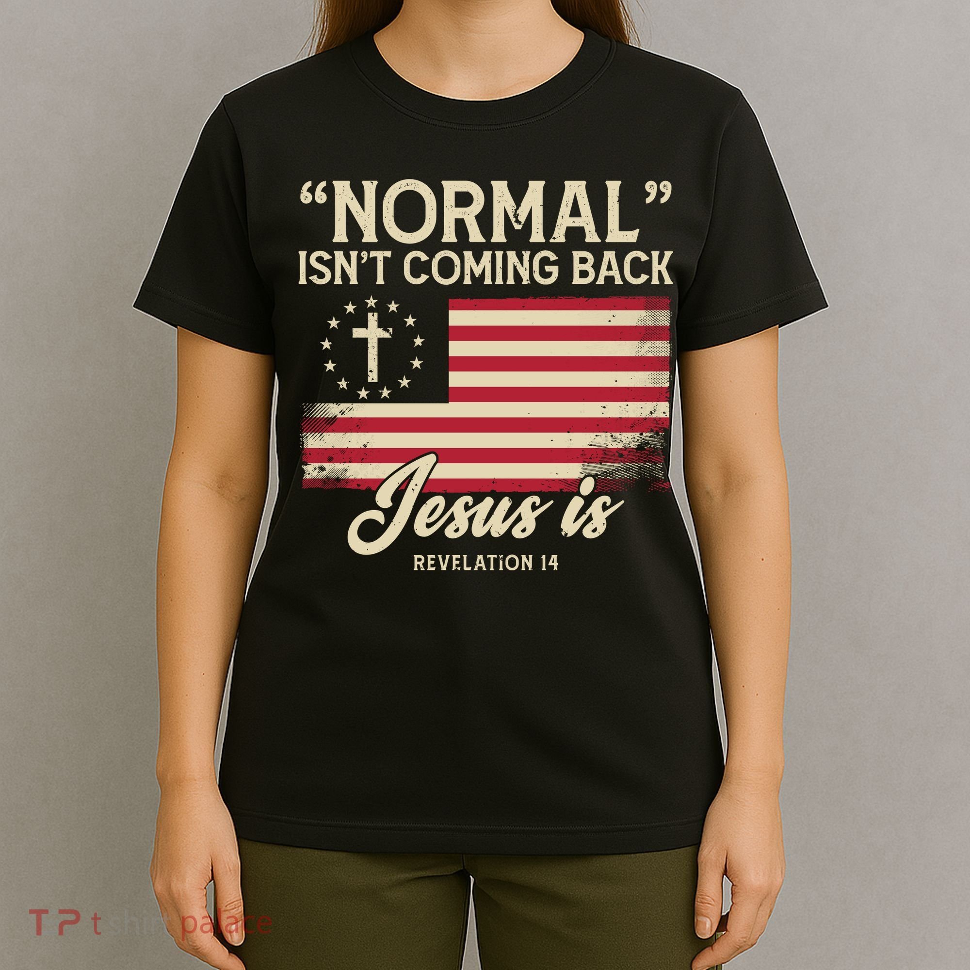 Normal Isnt Coming Back Jesus Is Christian T-Shirt