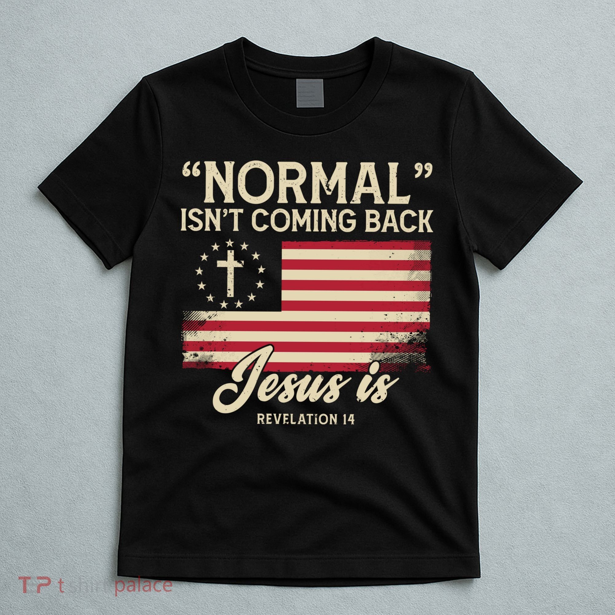 Normal Isnt Coming Back Jesus Is Christian T-Shirt